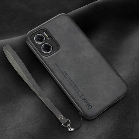 Протиударний чохол Lamba Skin Feel для Xiaomi Redmi Note 11E/Redme 10 5G - темно-сірий