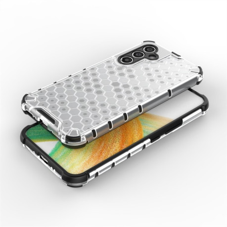 Противоударный чехол Honeycomb на Samsung Galaxy A04e 5G - белый