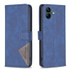 Чехол-книжка Magnetic Buckle Rhombus Texture для Samsung Galaxy A05 - синий
