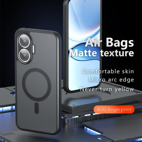 Противоударный чехол Armor Precise Hole PC Hybrid TPU для  Xiaomi Poco F7 - черный