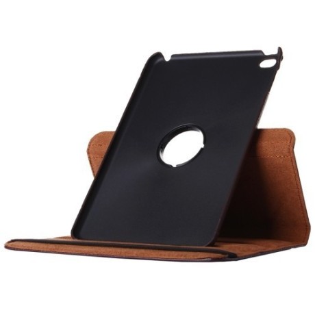 Кожаный Чехол Litchi Texture 360 Rotating кофейный для iPad Pro 12.9
