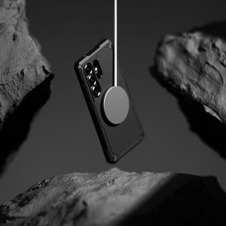 Оригинальный чехол Ringke Rugged Gear MagSafe для Samsung Galaxy S25 Ultra - Black