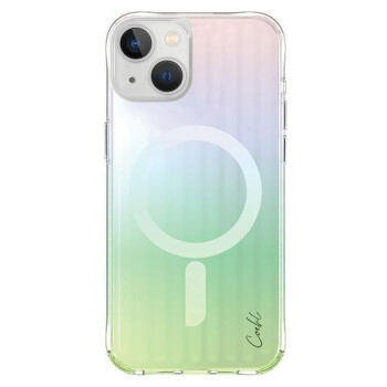 Оригинальный чехол Uniq Coehl Linear Magnetic Charging для iPhone 15 - opal/iridescent