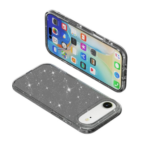 Протиударний чохол Terminator Style Glitter для iPhone 17 - чорний