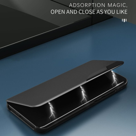 Чехол-книжка Clear View Standing Cover на Xiaomi Redmi A1/A2 - черный