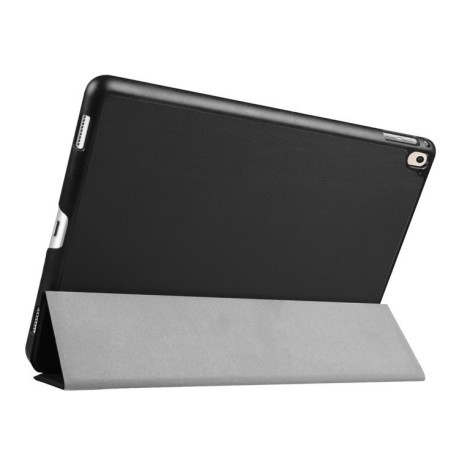 Чехол Custer Texture Three-folding Sleep / Wake-up черный для iPad Pro 9.7