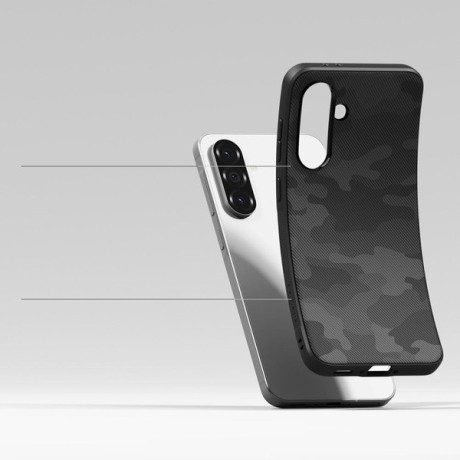 Оригинальный чехол Ringke Onyx Durable на Samsung Galaxy A36 / A56 - Black Camo