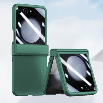 Противоударный чехол Three Parts  PC Skin Feel Shockproof  для Samsung Galaxy  Flip 6/Flip 7 FE - зеленый