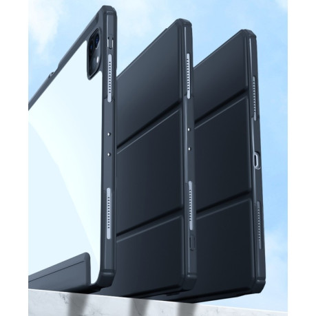 Противоударный чехол-книжка Mutural Pinyue Series для iPad Pro 12.9 (2021) - черный