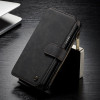 Шкіряний чохол-гаманець CaseMe Wallet для iPhone XR - чорний