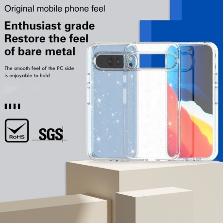 Протиударний чохол Terminator Style для Google Pixel 9 Pro - Glitter White