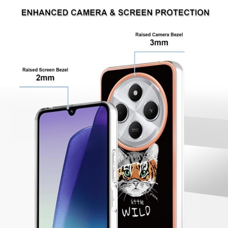 Протиударний чохол Electroplating IMD для Xiaomi Redmi 14C 4G/Poco C75/Redmi A4 5G - Growth