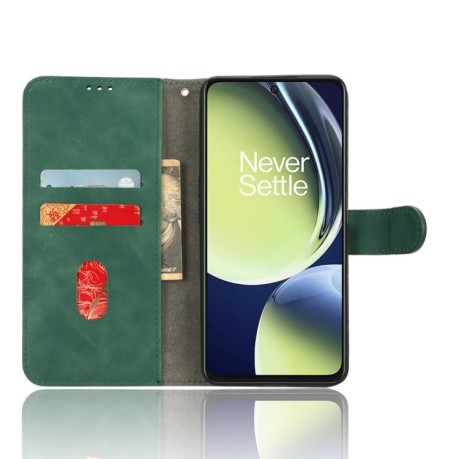 Чохол-книжка Skin Feel Magnetic для OnePlus Nord CE 3 Lite - зелений
