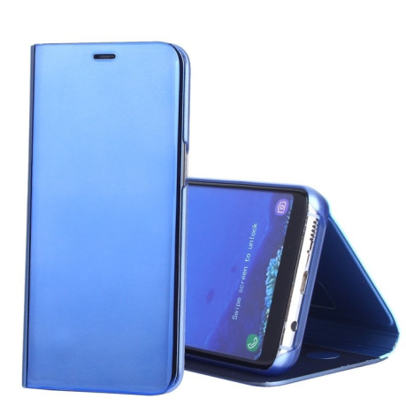 Чохол-книжка Clear View на Samsung Galaxy S8+Plus/G955 Electroplating Mirror-небесно-блакитний