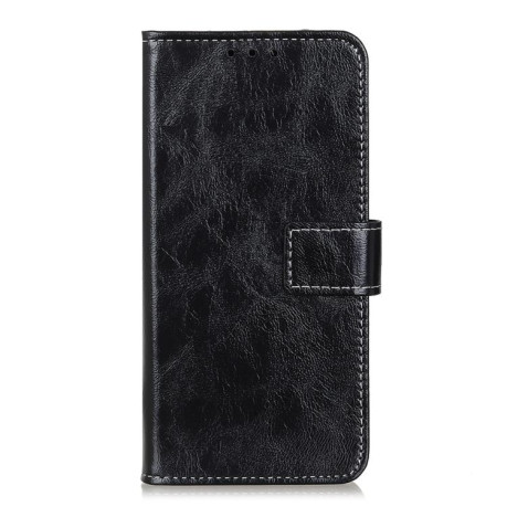 Чохол-книжка Magnetic Retro Crazy Horse Texture на Xiaomi Redmi Note 14 4G 164.84mm - чорний