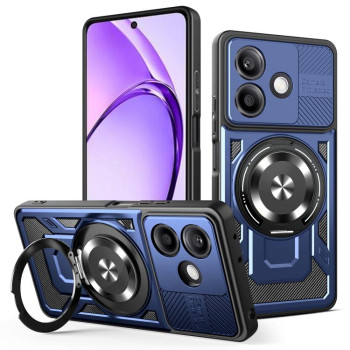 Ударозахисний чохол Armor Rotating Holder MagSafe на OPPO A5 Pro - синій