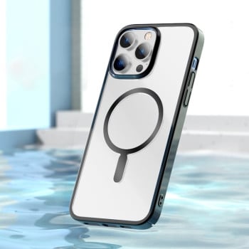 Противоударный чехол Mutural Jing Shuo Series Magsafe для iPhone 15 Pro Max - черный