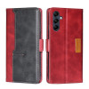 Чехол-книжка Contrast Color для Samsung Galaxy M14 5G - красно-черный