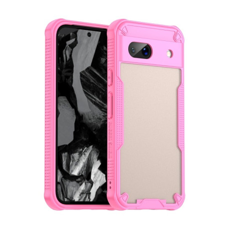 Противоударный чехол Armor Glaze PC Hybrid для Google Pixel 8a - розовый