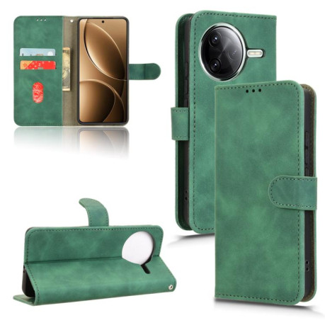 Чохол-книжка Retro Skin Feel Business Magnetic на Xiaomi Poco F7 Pro / F7 Ultra - зелений