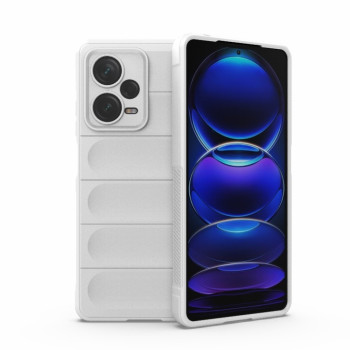 Силіконовий чохол Magic Flannel для Xiaomi Redmi Note 12 Pro+ 5G - білий