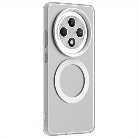 Противоударный чехол MagSafe Holder PC Hybrid для OPPO Reno12 F/12 FS 5G - белый