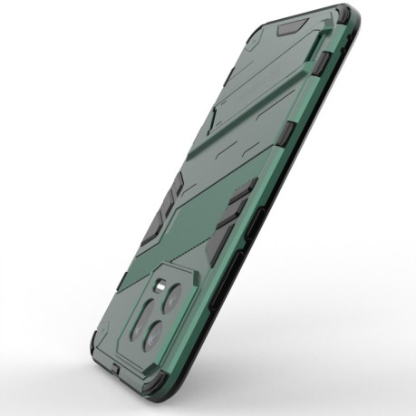 Противоударный чехол Punk Armor для Xiaomi 13 - зеленый