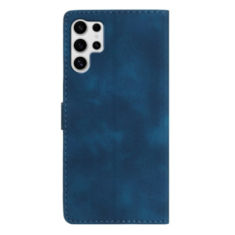 Чехол-книжка Flower Butterfly Embossing для Samsung Galaxy S25 Ultra 5G - синий