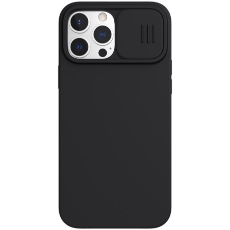 Силиконовый чехол NILLKIN CamShield  для iPhone 13 Pro Max - черный