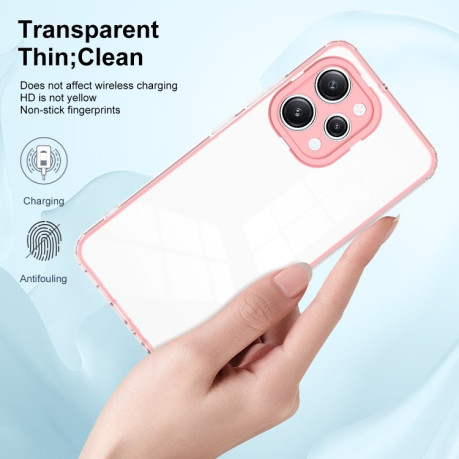Чохол протиударний Clear Color Frame для Xiaomi Redmi 12 - рожевий