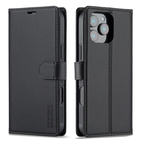 Чохол-книжка LCIMEEKE L2 Series Detachable Magsafe для iPhone 16 Pro - чорний