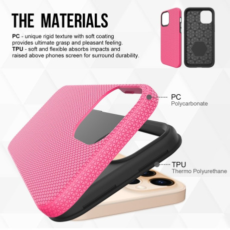 Противоударный чехол Triangle Armor на iPhone 12 Pro Max - розовый