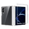 Акриловый чехол Escase с крышкой шарнира на Samsung Galaxy Fold8 5G — прозрачный