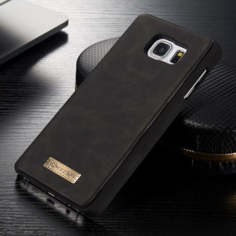 Кожаный Чехол Кошелек CaseMe Wallet Black для Samsung Galaxy Note 5 / N920