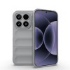 Силиконовый чехол Magic Flannel на Xiaomi 17 — серый