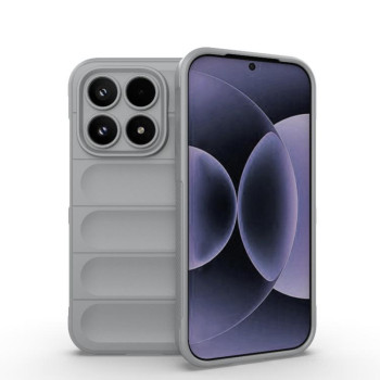 Силіконовий чохол Magic Flannel на Xiaomi 17 — сірий