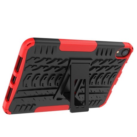 Противоударный чехол Tire Texture для iPad mini 6 - красный