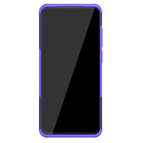 Противоударный чехол Tire Texture на Samsung Galaxy S20 Plus - фиолетовый