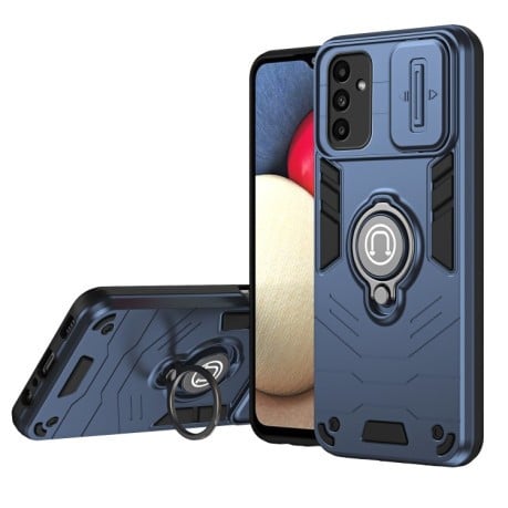 Протиударний чохол Sliding Camshield Ring Holder для Samsung Galaxy A16 5G - синій
