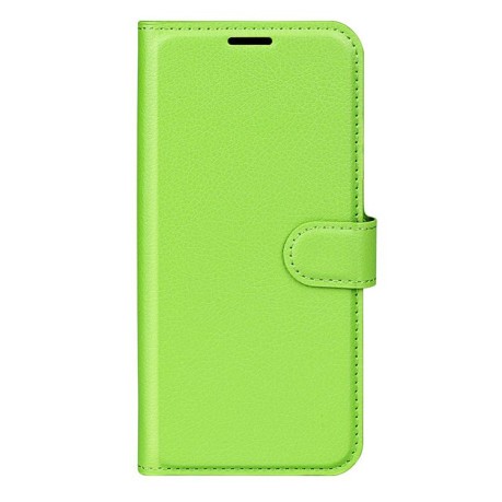 Чехол-книжка Litchi Texture Horizontal Flip Leather на Samsung Galaxy M16 / F16 - зеленый