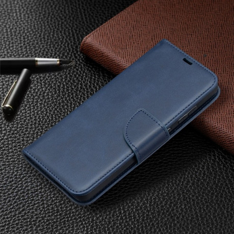 Чехол-книжка Retro Lambskin Texture для Samsung Galaxy A52/A52s - синий