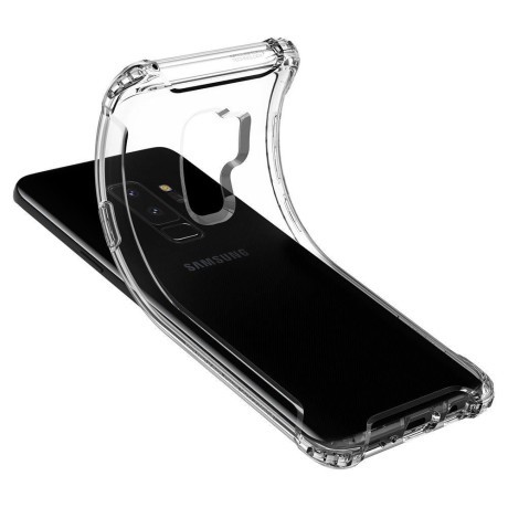 Оригинальный чехол Spigen Rugged Crystal Galaxy S9+ Plus Clear