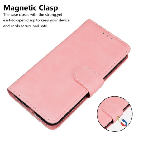 Чохол-книжка Pure Color Magnetic для Samsung Galaxy S24 FE 5G - рожевий