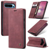 Чехол-книжка CaseMe-013 Multifunctional на Google Pixel 9 Pro XL - винно-красный