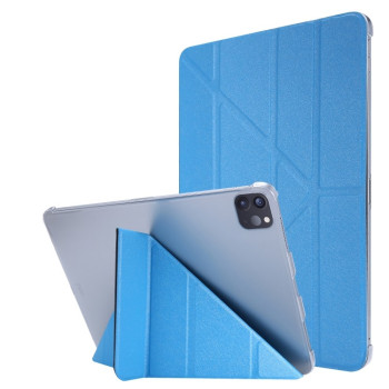 Чехол-книжка Silk Texture Horizontal Deformation для iPad Pro 11 2021 - голубой