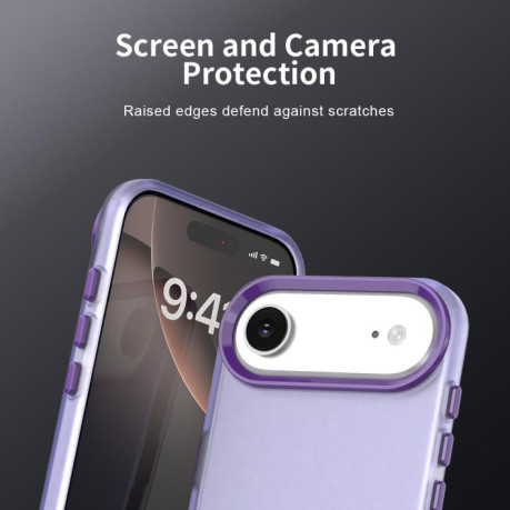 Противоударный чехол Candy Series для iPhone Air - фиолетовый