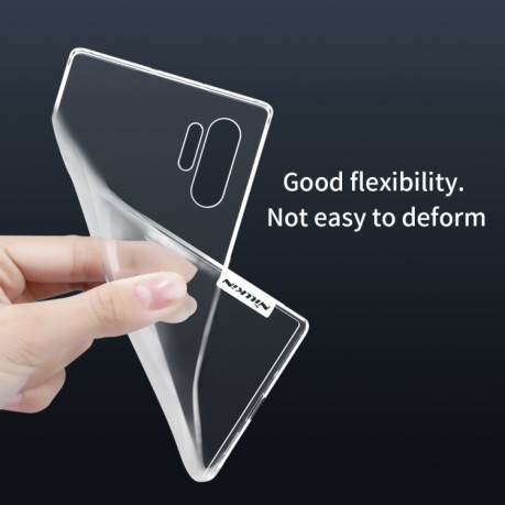 Силиконовый чехол NILLKIN Nature на Samsung Galaxy Note 10 Plus - прозрачный
