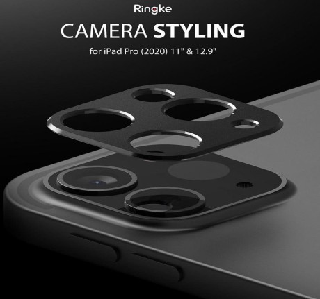 Защитное стекло на камеру Ringke Camera Styling для iPad Pro 12,9 2021/2020/ iPad Pro 11 2021/2020 - черное