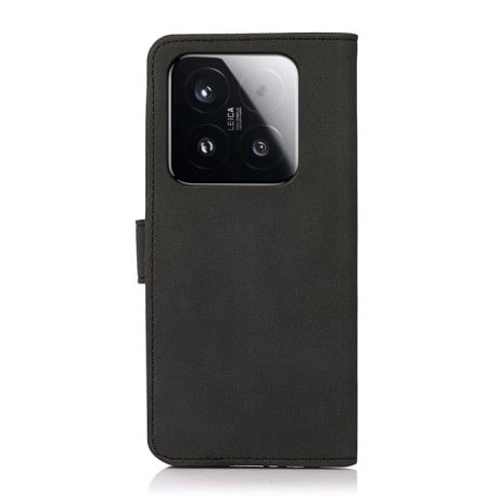 Чехол-книжка KHAZNEH матовая фактура на Xiaomi 15T 5G - черный
