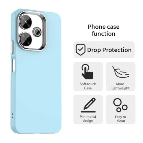 Протиударний чохол Colorful Acrylic Series для Xiaomi Poco M6 4G - синій